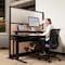 Luxor Grove Modular Wall Room Divider System - Black Frame - 70in X 70in - Wood & Acrylic Wall MW-7070-WAB - alternate 7